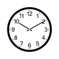 Wall clock isolated on the white background vector design.