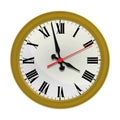 Wall clock Royalty Free Stock Photo