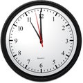 Wall Clock - Showing 11 O`Clock Royalty Free Stock Photo