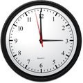 Wall Clock - Showing 3 O`Clock Royalty Free Stock Photo