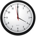 Wall Clock - Showing 4 O`Clock Royalty Free Stock Photo