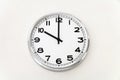 Wall clock, time measurement, close up Royalty Free Stock Photo