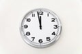 Wall clock, time measurement, close up Royalty Free Stock Photo