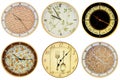 Wall clocks 3 Royalty Free Stock Photo