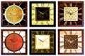 Wall clocks 4 Royalty Free Stock Photo