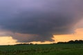 Wall cloud Royalty Free Stock Photo