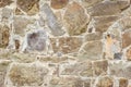 Wall of cobble-stones Royalty Free Stock Photo