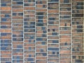 Wall. Colourful aged bricks. Retro texture fits for background Royalty Free Stock Photo