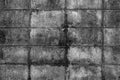 The wall of concrete tiles decorative bricks. textural composition Royalty Free Stock Photo