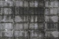 The wall of concrete tiles decorative bricks. textural composition Royalty Free Stock Photo