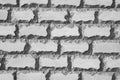 Wall covered with a decorative brick Royalty Free Stock Photo