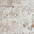 Wall covered with old whitewash with cracks and chips. Abstract textural background. Royalty Free Stock Photo