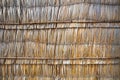 Wall from dead palm leaf, nature texture background Royalty Free Stock Photo