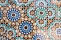 Wall decoration of the Grande Mosquee de Paris Royalty Free Stock Photo