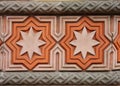 Wall decoration on Synagogue in Budapest Royalty Free Stock Photo