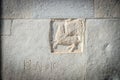 Wall detail of the Cathedral Santa Maria Assunta in Pisa Royalty Free Stock Photo