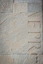 Wall detail of the Cathedral Santa Maria Assunta in Pisa Royalty Free Stock Photo