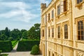 Wall detail of Lednice Chateau on summer