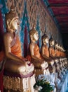 Wall detail in Wat Arun, Bangkok