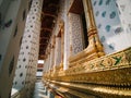 Wall detail in Wat Arun, Bangkok