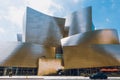 The Wall Disney Concert Hall at 111 South Grand Avenue in downtown City of Los Angeles, music center designed by Frank Gehry Royalty Free Stock Photo