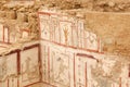 Wall drawings in Terrace Houses in Ephesus Ancient City, Izmir, Turkey Royalty Free Stock Photo