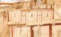 Wall drawings in Terrace Houses in Ephesus Ancient City, Izmir, Turkey Royalty Free Stock Photo