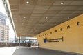 Wall at the entrance to the Berlaymont building Royalty Free Stock Photo