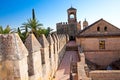 Wall of famous Alcazar in Cordoba, Andalusia. Spain.