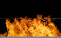 Wall of fire Royalty Free Stock Photo