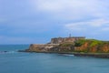 The wall of fort San Cristobal in San Juan, Puerto Rico Royalty Free Stock Photo