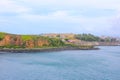 The wall of fort San Cristobal in San Juan, Puerto Rico Royalty Free Stock Photo