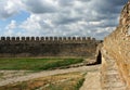 Wall of fortress Royalty Free Stock Photo