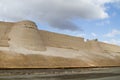 Wall of the fortress in the old city of Bukhara, Uzbekistan