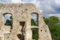 Wall fragment of Haapsalu Episcopal Castle. Medieval Castle of Bishop, Estonia.