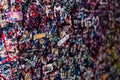 The wall full of messages, Verona, Italy. Royalty Free Stock Photo