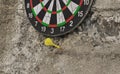 On the wall game of Darts Royalty Free Stock Photo