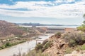 Wall of the Gariep Dam Royalty Free Stock Photo