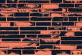 wall of grana bricks, wall surface texture