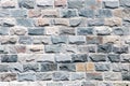 Wall of granite bricks as background Royalty Free Stock Photo