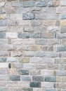 Wall of granite bricks as background Royalty Free Stock Photo