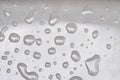 wall or gray wall , gray background or gray floor or grey wall or grey background and rain droplet Royalty Free Stock Photo