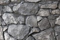 A wall from the Great Old Stones. Gray and Beige Stone Background. Gray Background for Your Design, Decoration, Templates Royalty Free Stock Photo