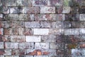 Wall grunge red brick paint white color background. Dirty,dust old wall red brick,backdrop texture and splash .white color or abst