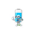 Wall hand sanitizer talented gamer mascot design play game with controller