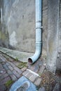 An rain drain from the roof Royalty Free Stock Photo