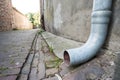 An rain drain from the roof Royalty Free Stock Photo
