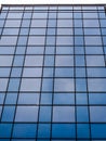 Wall of a high office building Royalty Free Stock Photo