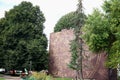 The wall of the house is painted like an old star atlas in Gdansk. Poland