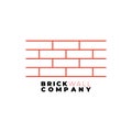 Wall Icon in trendy flat style isolated on white background. Wall brick symbol for your web site design, logo, app, UI. Vector Royalty Free Stock Photo